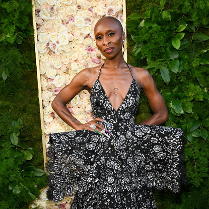 Cynthia Erivo at the 2025 Golden Globes