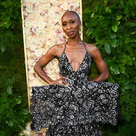 Cynthia Erivo at the 2025 Golden Globes