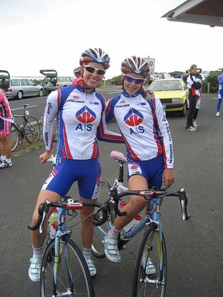 Getting ready to race.