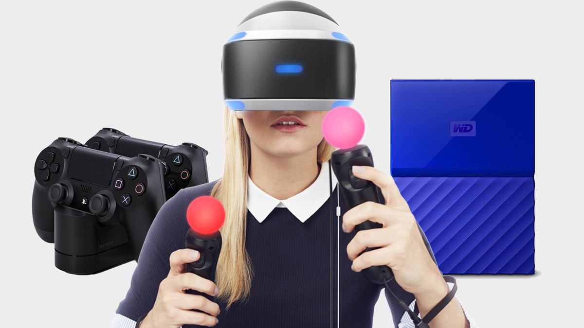 vr headset ps4 with hand controller