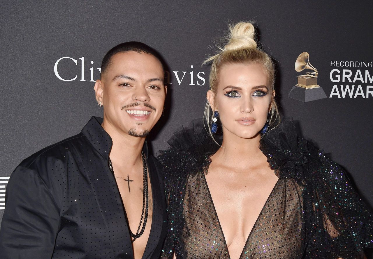 Evan Ross and Jessica Simpson