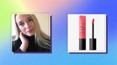 Fiona Embleton wearing the new Nars Air MAtte Lip Colour 