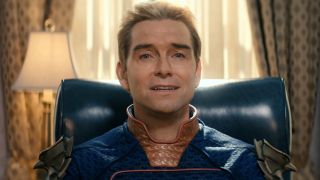 Homelander smiling in the oval office in The Boys series finale