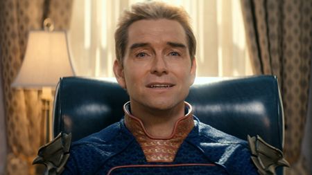 Homelander smiling in the oval office in The Boys series finale