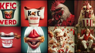 AI generated ads for KFC