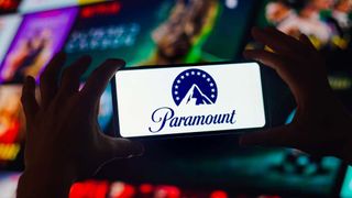 Paramount Global logo on a screen