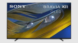 The Sony Bravia A80J TV on a white background.