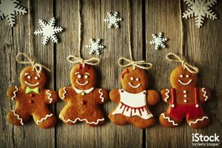 Christmas homemade gingerbread couple cookies by haveseen