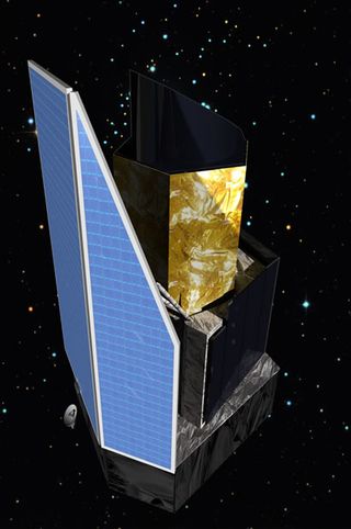 Artists impression of the Euclid spacecraft