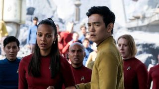 Uhura and Sulu in Star Trek: Beyond