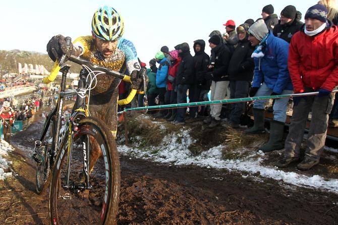 Rob Peeters in the mud of Hoogstraten
