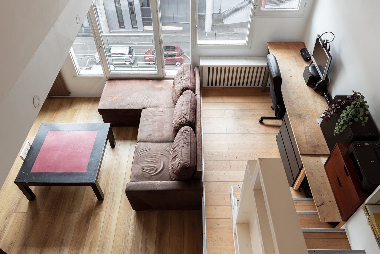 Interior views of the apartment at the &Eacute;toiles d&rsquo;Ivry