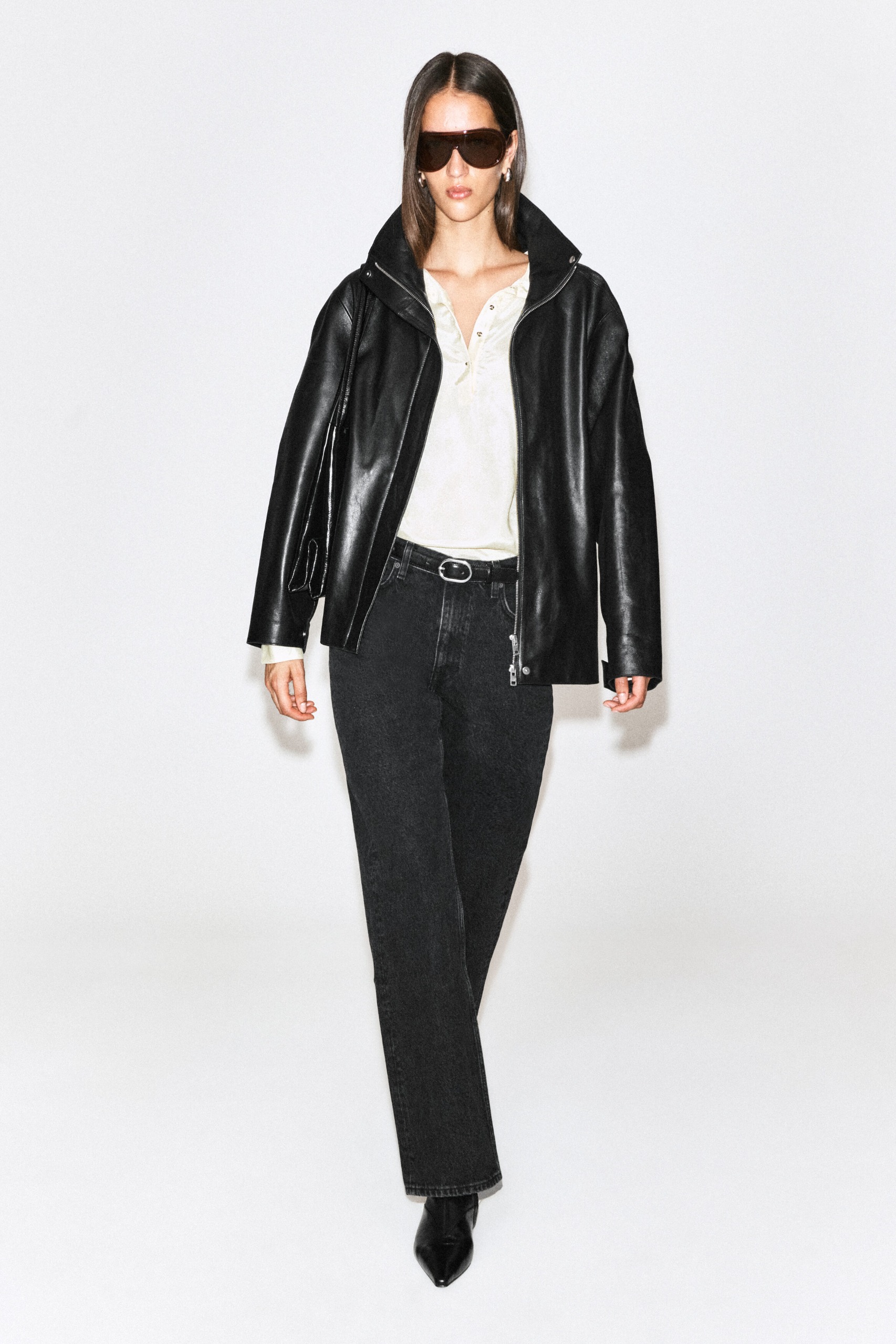 Chord Straight-Leg Jeans