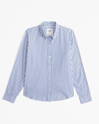 Abercrombie & Fitch Relaxed Poplin Shirt