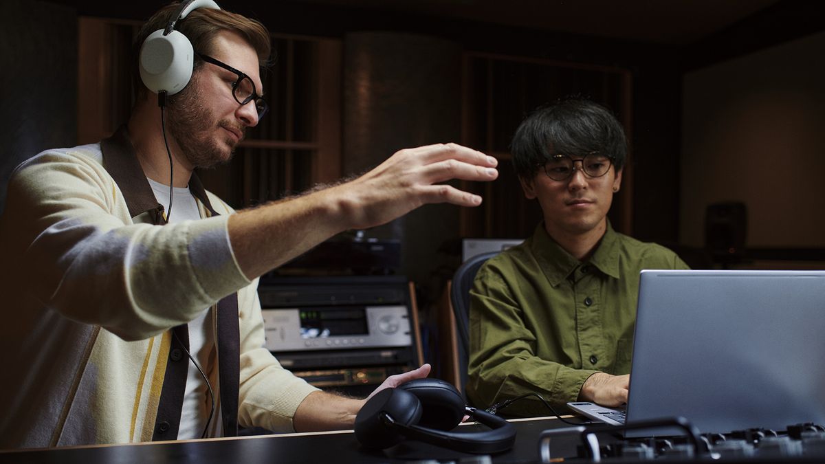 Various photos of the new Sony 1000X The Collection headphone.
