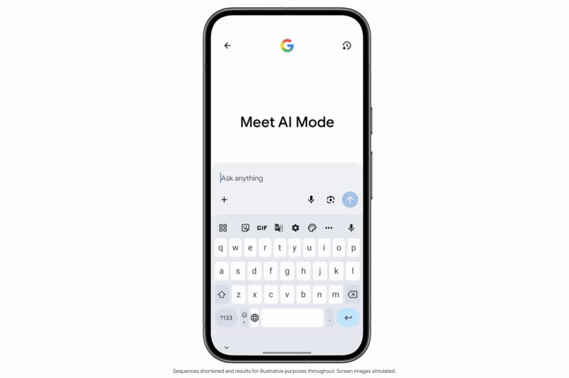 AI mode Google