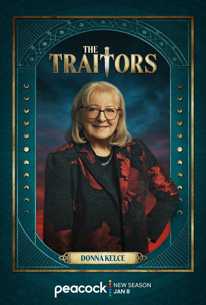 Donna Kelce's portrait for 'The Traitors' season 4.