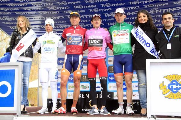 The classification leaders at the end of stage 2.