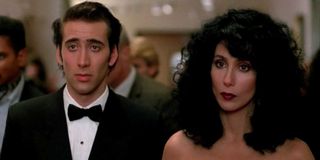 Nicolas Cage and Cher in Moonstruck