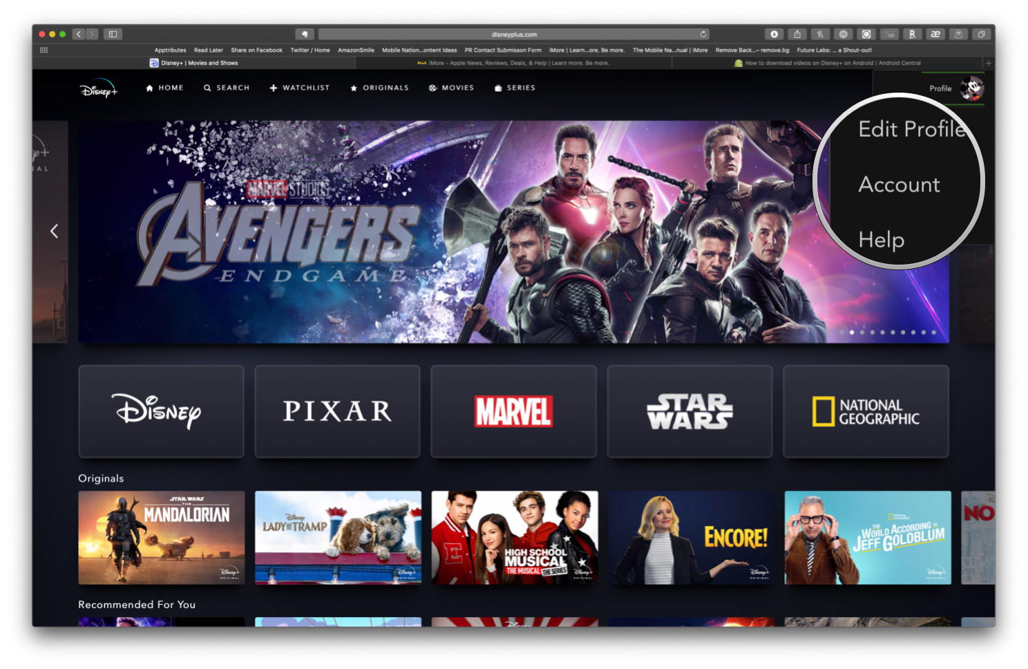 How to change your Disney Plus password iMore