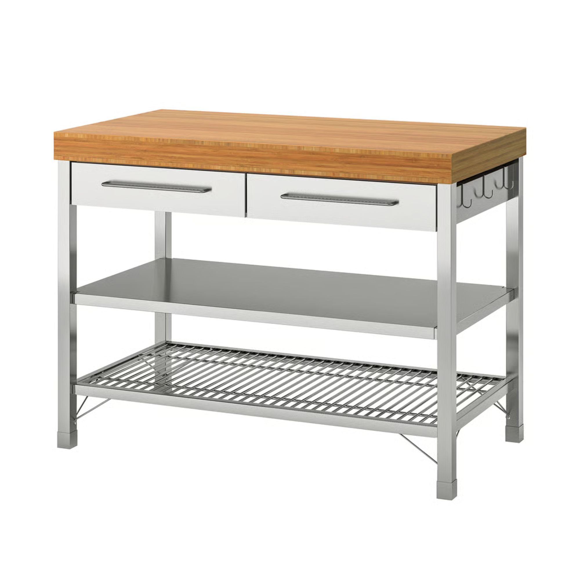 Rimforsa work bench steel and bamboo Ikea $799