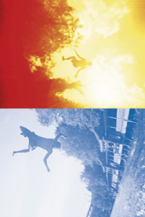 Person in the air