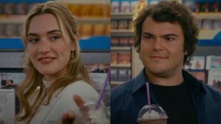 From left to right: Kate Winslet in The Holiday and Jack Black in The Holiday.