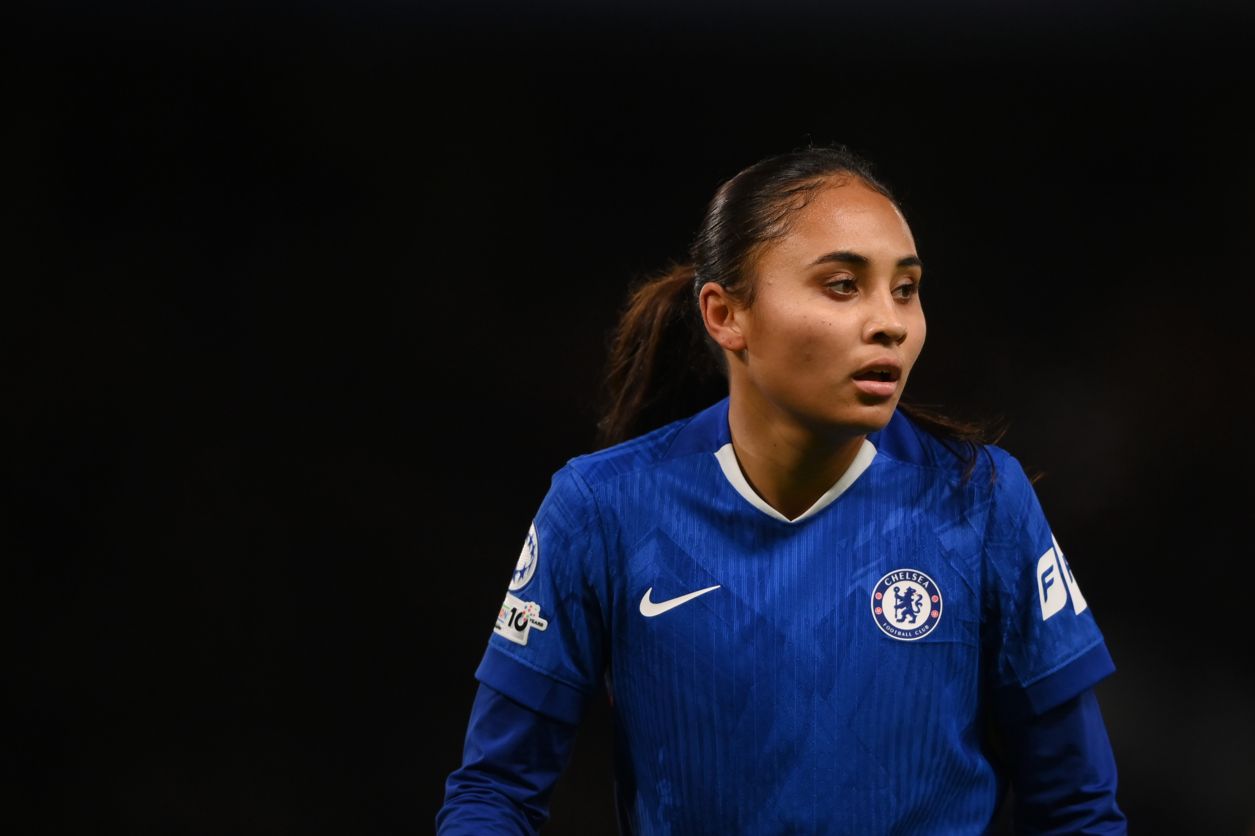 Chelsea forward Alyssa Thompson