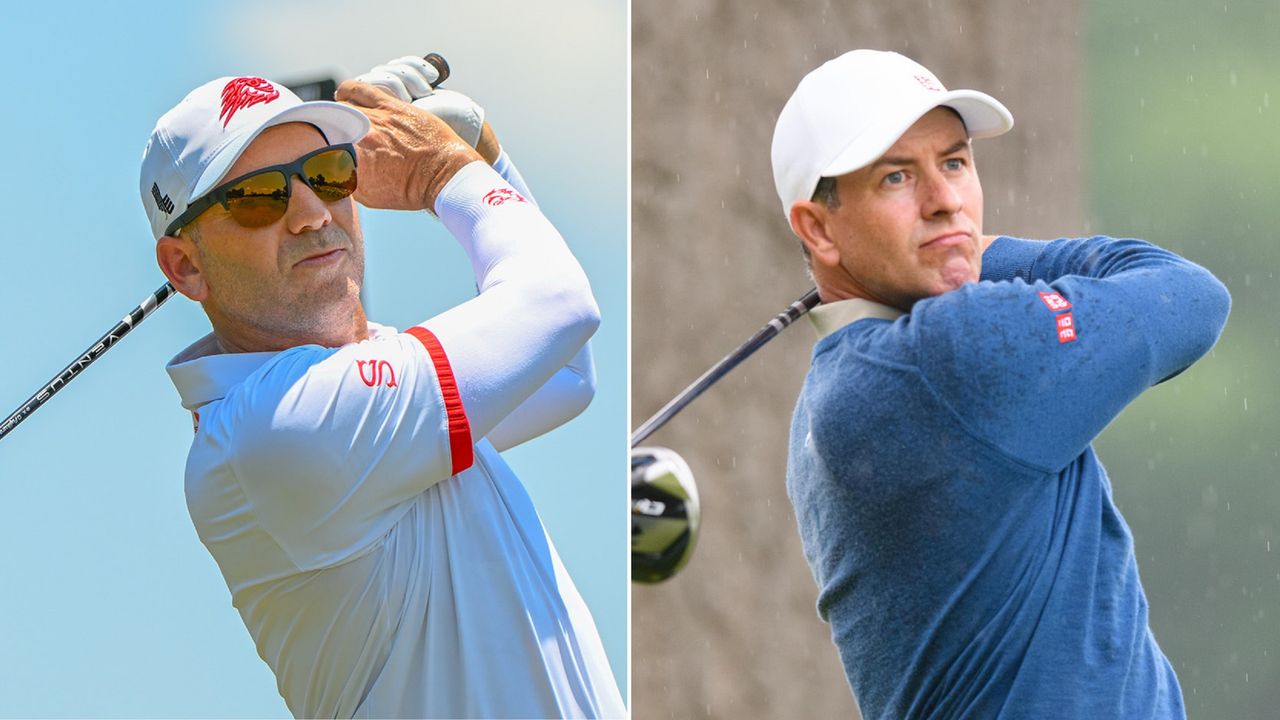 Sergio Garcia and Adam Scott