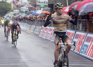 Cadel Evans wins, Giro d'Italia 2010, stage 7