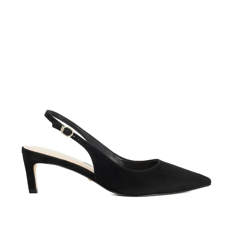 Dune Celinna black slingback shoe