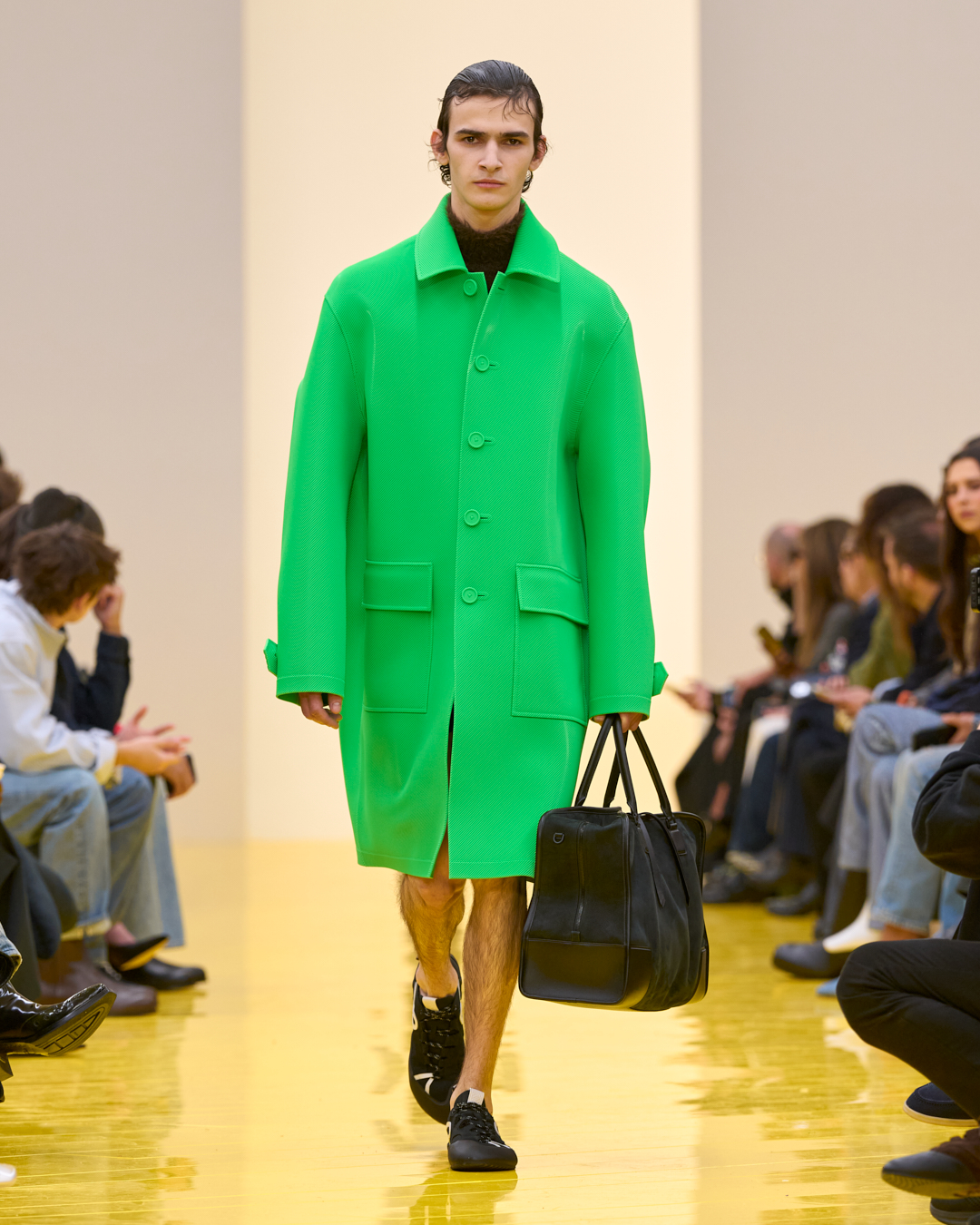 Photos from Loewe Fall Winter 2026 Paris Fashion Week runway show.