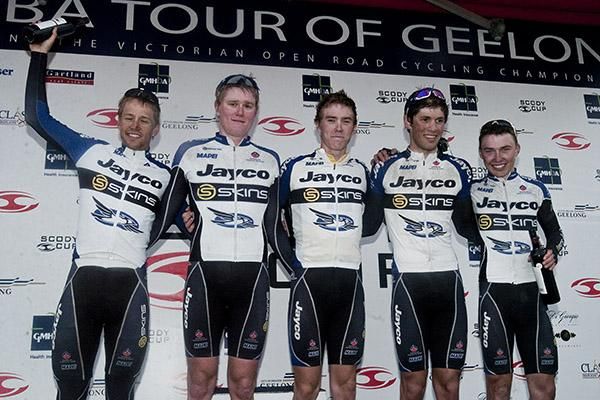 Team Jayco Skins took out the best team overall on the tour's GC.