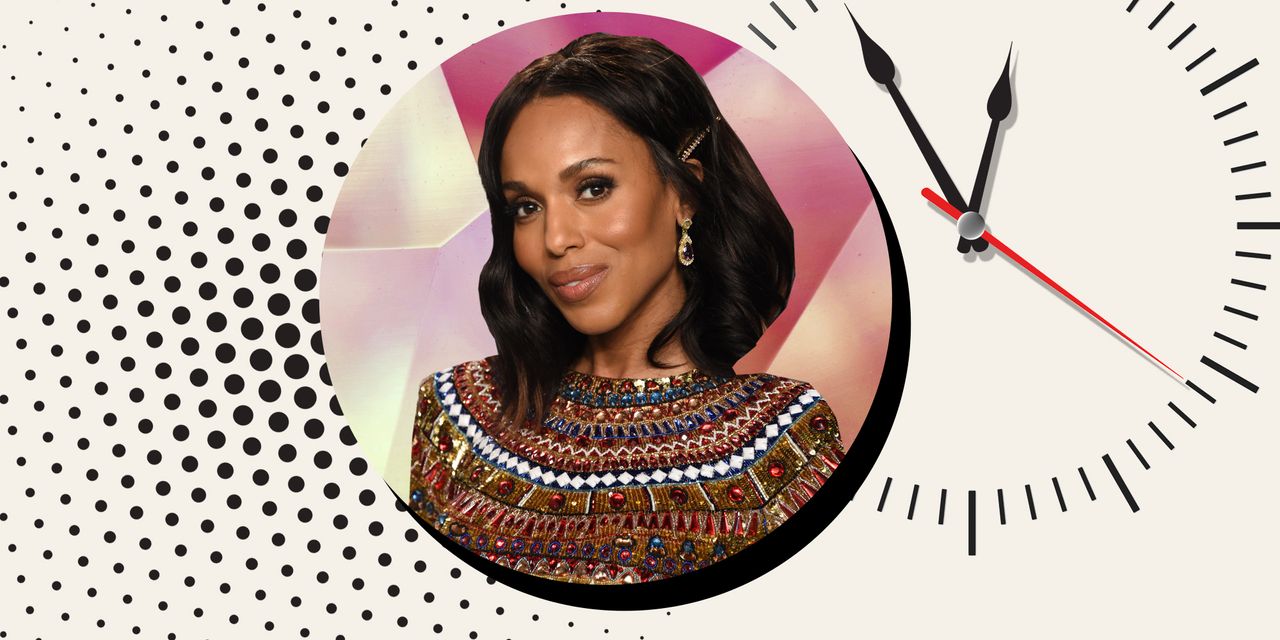 kerry washington beauty routine