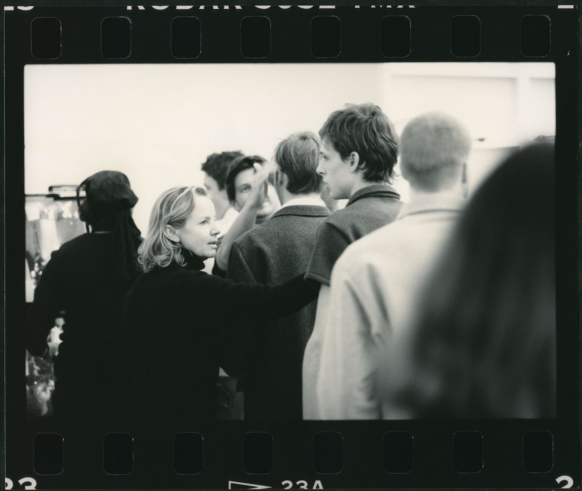 Backstage at Jil Sander S/S 1999 menswear