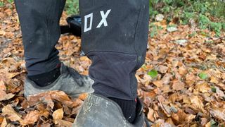 Close up of MTB pant ankles