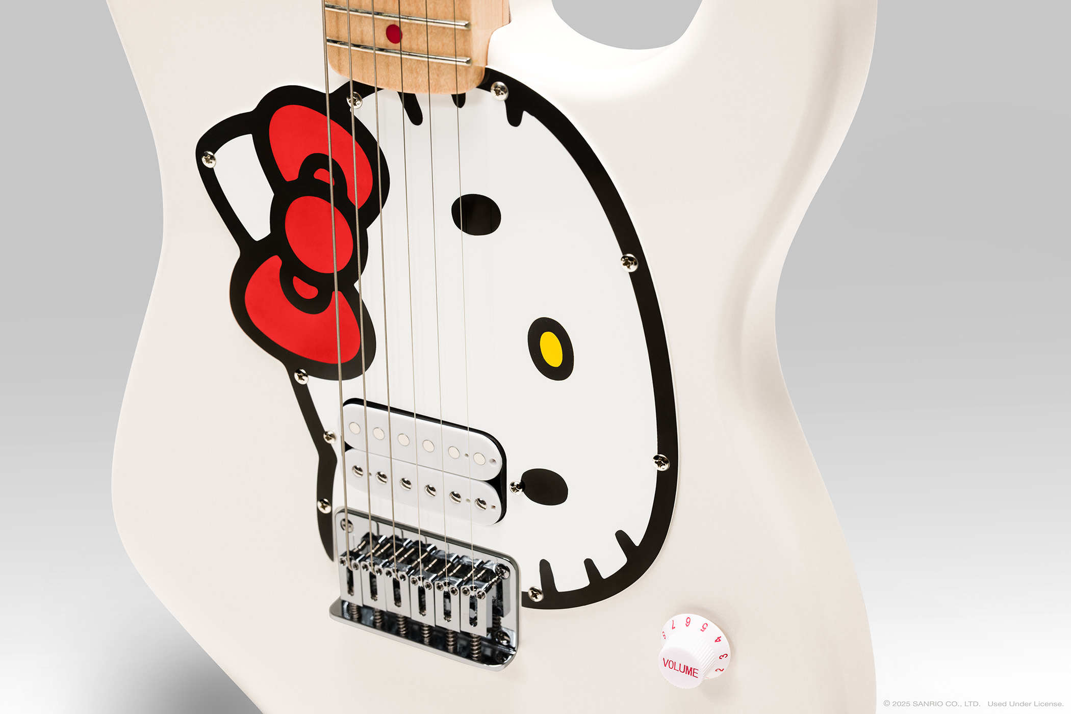 Fender refreshes the Squier Hello Kitty Stratocaster in limited edition white