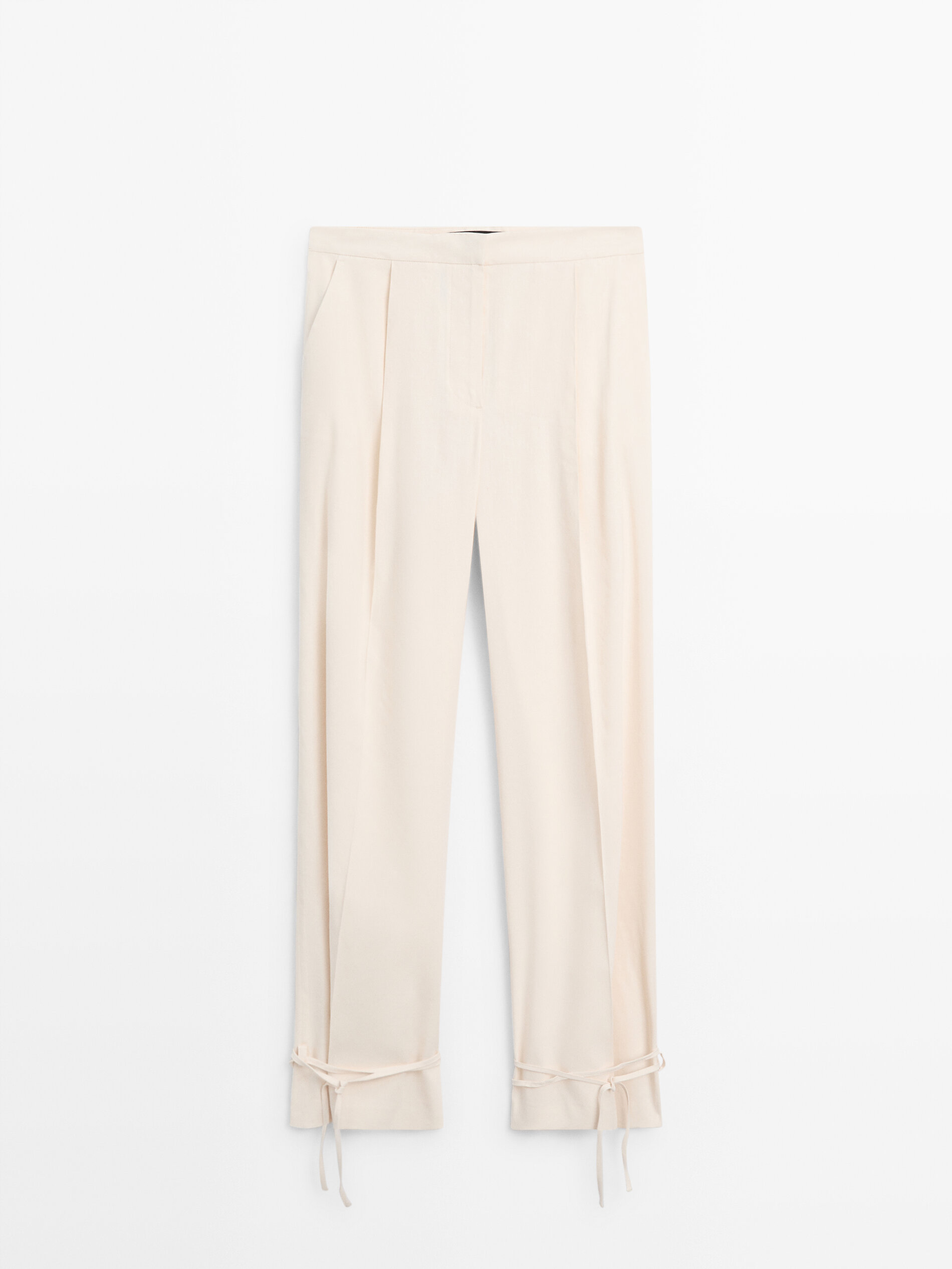Flowing Barrel Fit Trousers