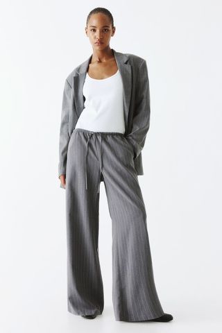 Twill Drawstring Trousers