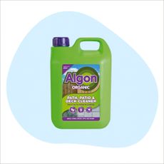 Algon Organic Path, Patio & Deck Cleaner on a blue and white background