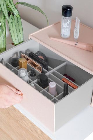 Make up organizers: Image of the Container Store organizer 