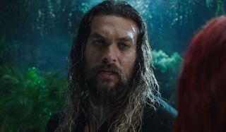 Aquaman speaking with Mera