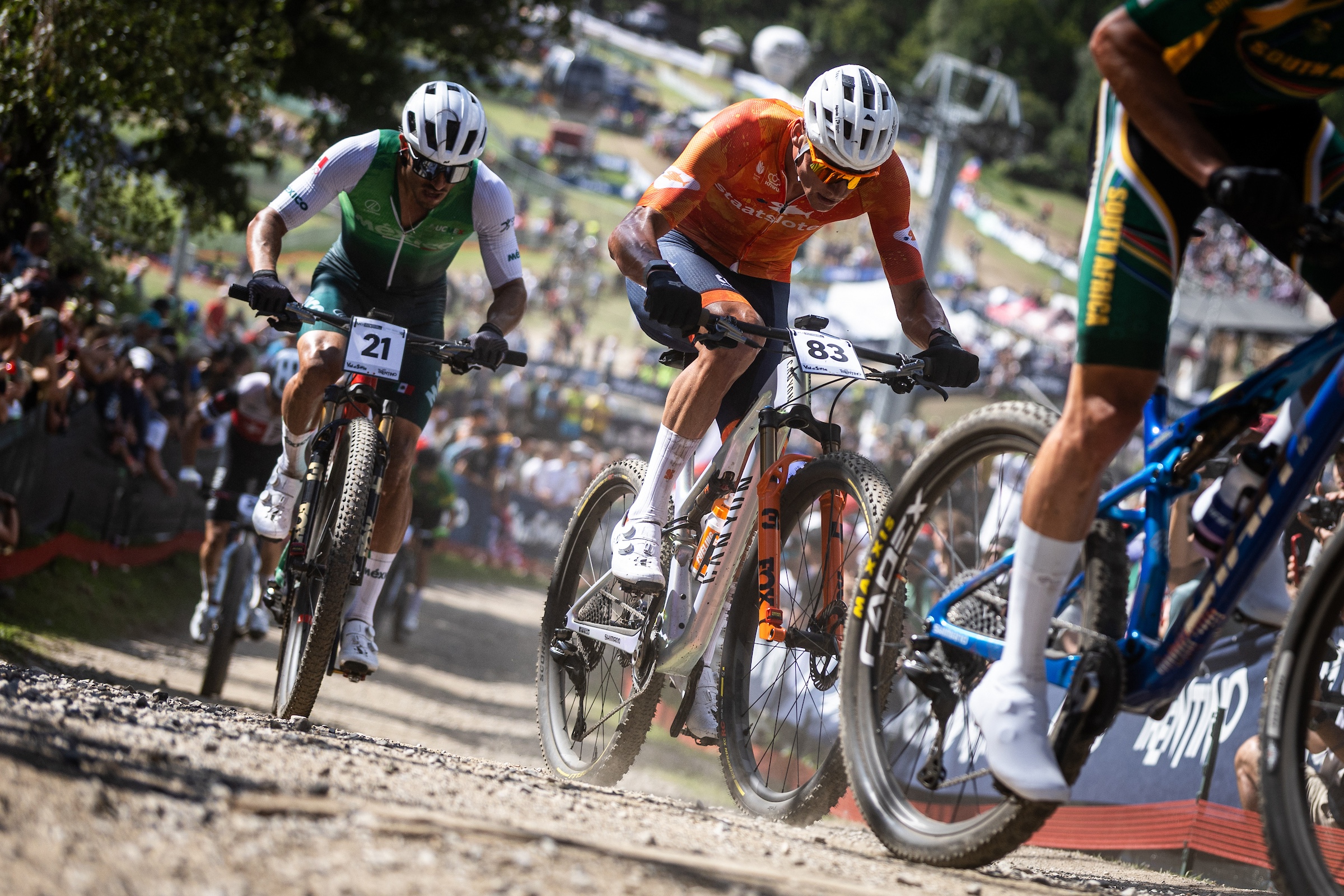 2026 UCI Mountain Bike World Championships - Val di Sole, Trentino, Italy - Cross-Country Olympic - XCO - Men Elite - Mathieu van der Poel (Netherlands)