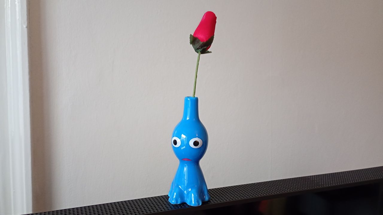 Photo taken on Motorola Moto G06 Power showing vase with rose
