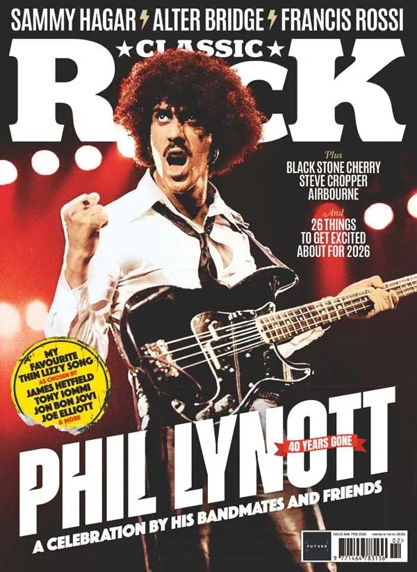 The cover of Classic Rock 349, starring Phil Lynott