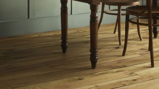 oak flooring in kitchen