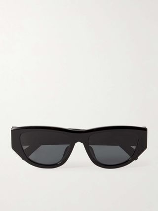 Monochroms 01 Cat-Eye Acetate Sunglasses