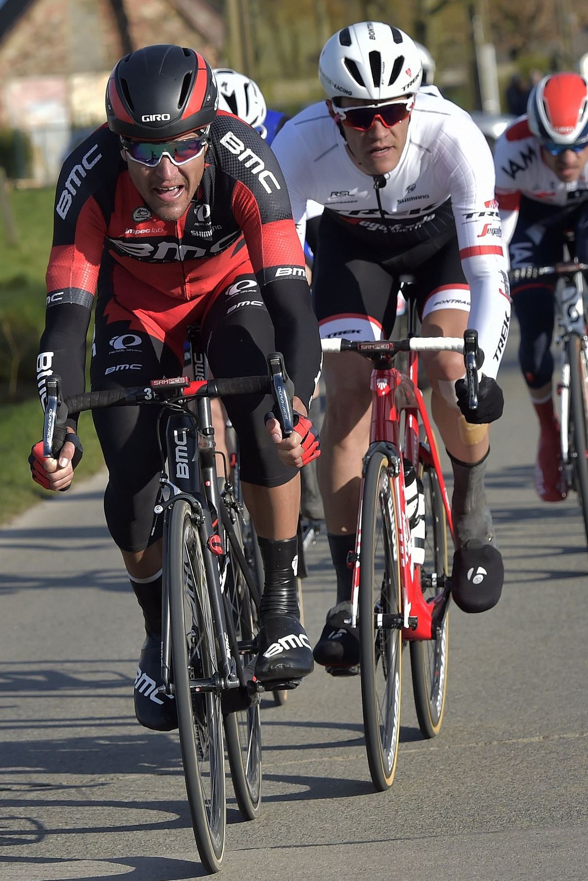 Greg Van Avermaet (BMC) and Jasper Stuyven (Trek-Segafredo)