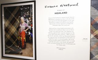 Information poster about the Highland collection