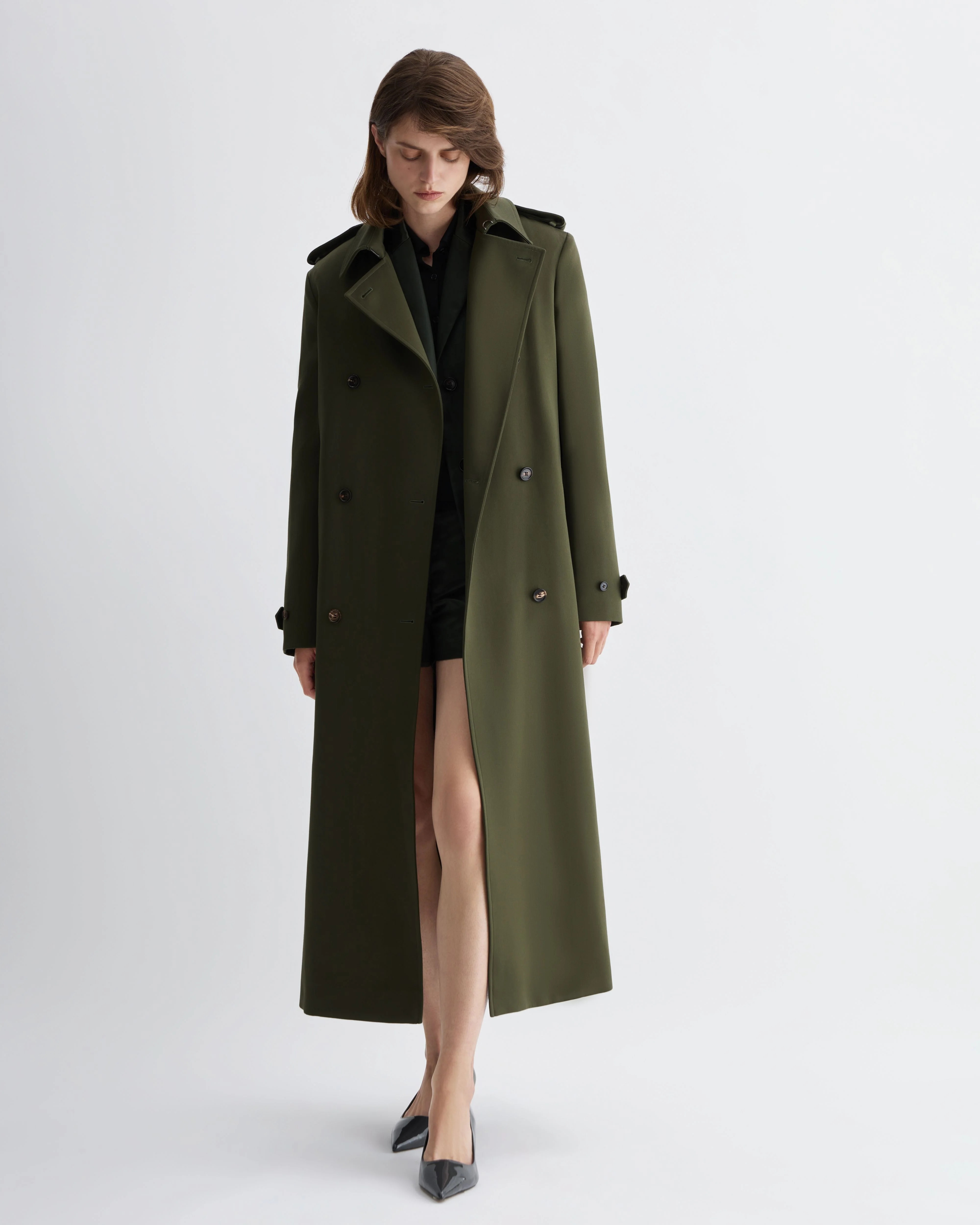 Veronica de Piante, Amara Trench Coat in Cotton